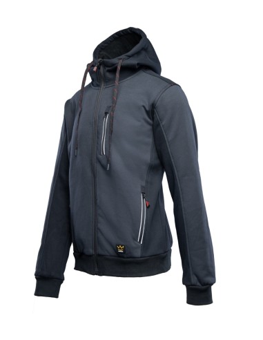 SEVEN KINGS BLUZA DRESOWA Z KAPTUREM PRO GRAFIT...