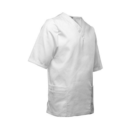 BRIXTON WHITE BLUZA KRÓTKI RĘKAW MĘSKA B209 - BRIXTON WHITE