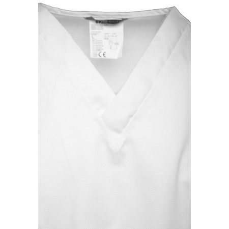 BRIXTON WHITE BLUZA KRÓTKI RĘKAW MĘSKA B209 - BRIXTON WHITE
