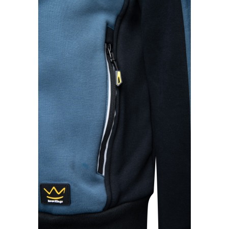 SEVEN KINGS BLUZA DRESOWA Z KAPTUREM PRO NIEBIESKI - SEVEN KINGS
