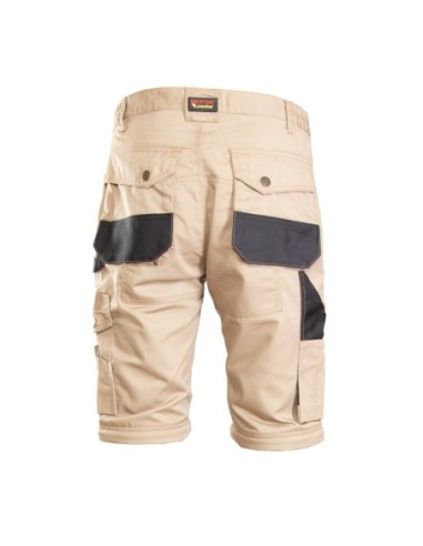 SPODNIE KRÓTKIE DO PASA BEŻOWY - BRIXTON PRACTICAL