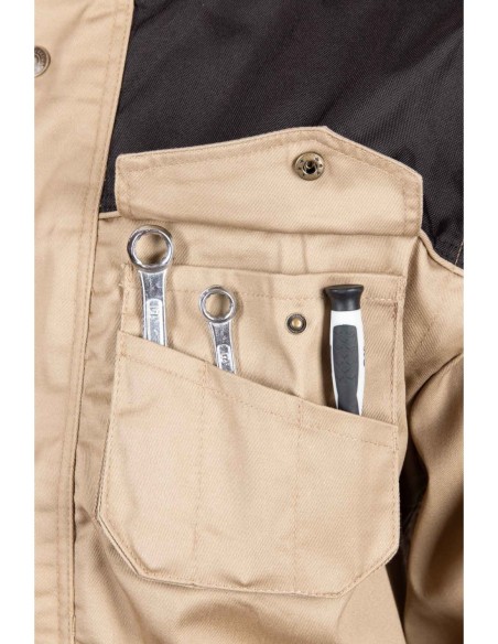 BLUZA BEŻOWY - BRIXTON PRACTICAL