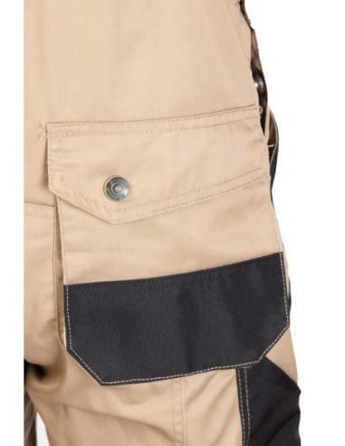 SPODNIE OGRODNICZKI BEŻOWY - BRIXTON PRACTICAL