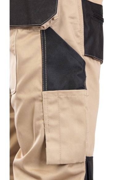 SPODNIE OGRODNICZKI BEŻOWY - BRIXTON PRACTICAL