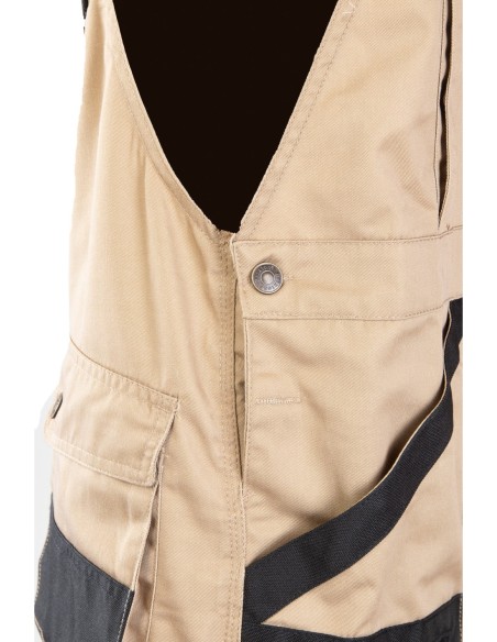 SPODNIE OGRODNICZKI BEŻOWY - BRIXTON PRACTICAL