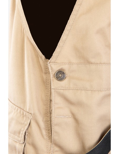 SPODNIE OGRODNICZKI BEŻOWY - BRIXTON PRACTICAL