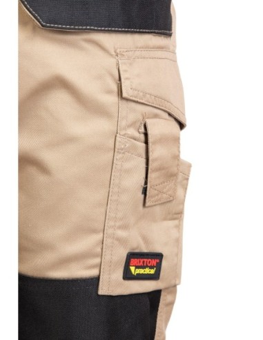 SPODNIE OGRODNICZKI BEŻOWY - BRIXTON PRACTICAL