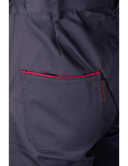 SPODNIE DO PASA - STALOWY - MAX-POPULAR