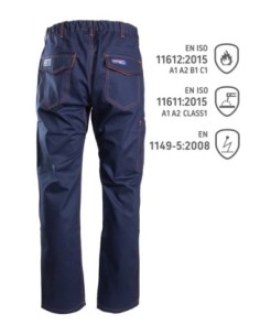 SPODNIE DO PASA KAT.II - PROFFLAM ANTISTATIC 2