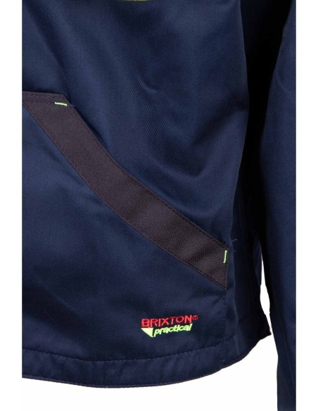 BLUZA GRANAT/ŻÓŁTY - BRIXTON PRACTICAL