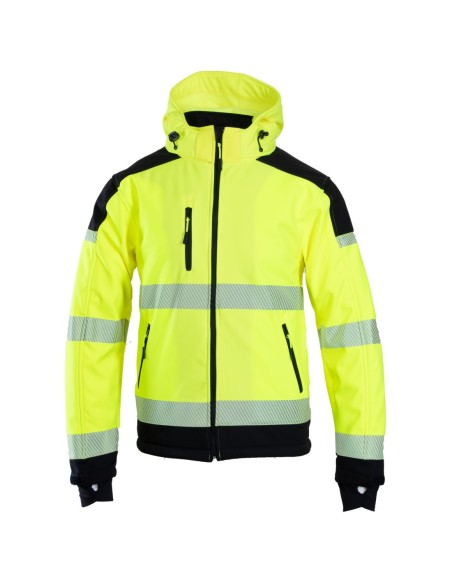 SOFTSHELL WSTAWKA CZARNA BF010 - BRIXTON FLASH