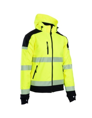 SOFTSHELL WSTAWKA CZARNA BF010 - BRIXTON FLASH