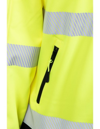 SOFTSHELL WSTAWKA CZARNA BF010 - BRIXTON FLASH