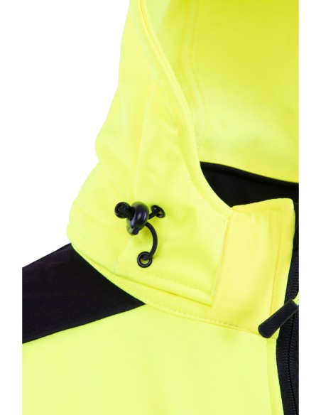 SOFTSHELL WSTAWKA CZARNA BF010 - BRIXTON FLASH