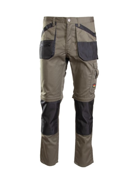 SPODNIE DO PASA KHAKI - ODPINANE NOGAWKI - BRIXTON PRACTICAL
