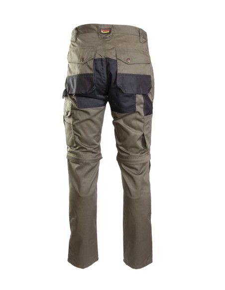 SPODNIE DO PASA KHAKI - ODPINANE NOGAWKI - BRIXTON PRACTICAL