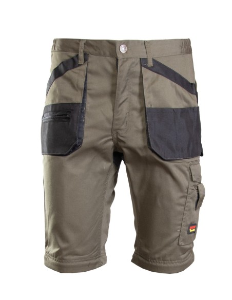 SPODNIE DO PASA KHAKI - ODPINANE NOGAWKI - BRIXTON PRACTICAL