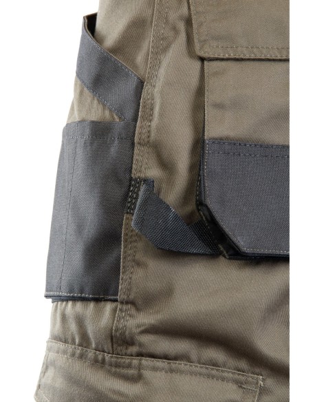 SPODNIE DO PASA KHAKI - ODPINANE NOGAWKI - BRIXTON PRACTICAL