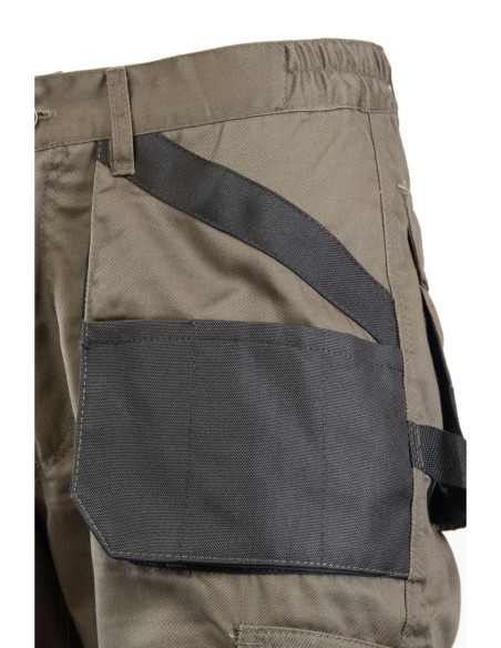 SPODNIE DO PASA KHAKI - ODPINANE NOGAWKI - BRIXTON PRACTICAL
