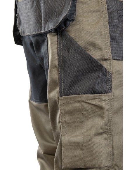 SPODNIE OGRODNICZKI KHAKI - BRIXTON PRACTICAL