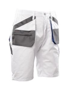 SPODNIE DO PASA KRÓTKIE BIAŁE - BRIXTON PRACTICAL 2