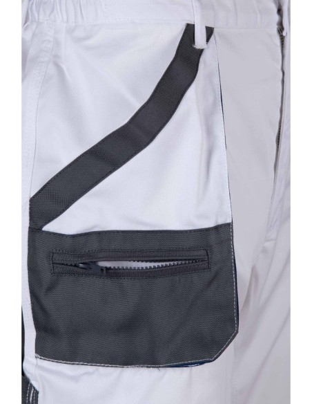SPODNIE DO PASA KRÓTKIE BIAŁE - BRIXTON PRACTICAL