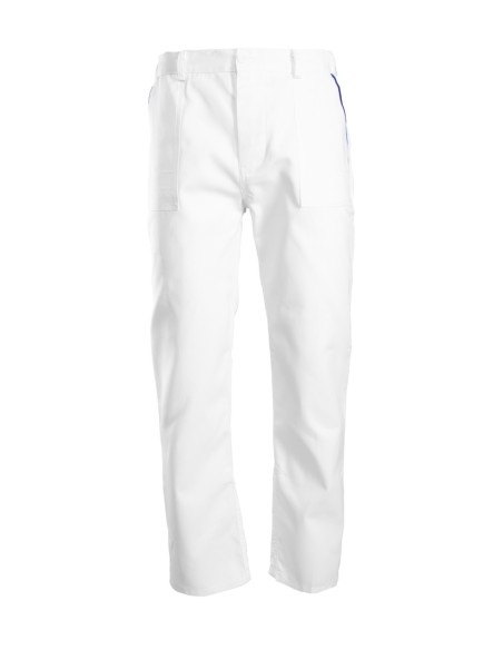 SPODNIE DO PASA - BIAŁE - MAX-POPULAR