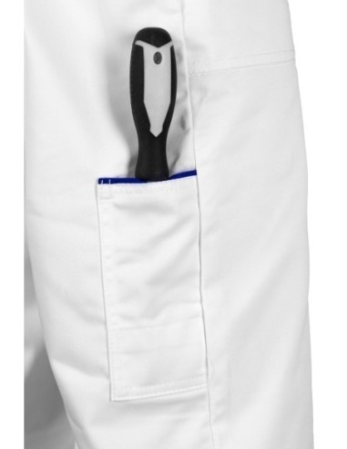 SPODNIE DO PASA - BIAŁE - MAX-POPULAR