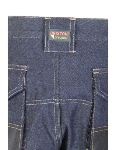 SPODNIE DO PASA JEANS BAWEŁNA/SPANDEX - BRIXTON...