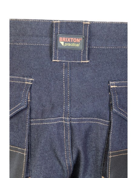 SPODNIE DO PASA JEANS BAWEŁNA/SPANDEX - BRIXTON PRACTICAL