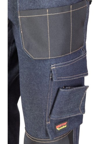 SPODNIE DO PASA JEANS BAWEŁNA/SPANDEX - BRIXTON...