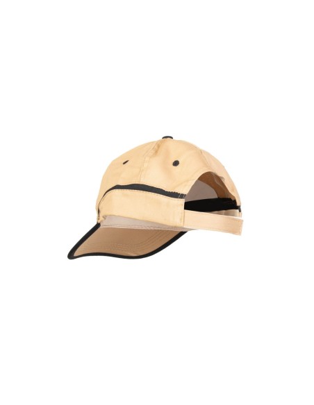 CZAPKA BASEBALL BEŻOWO-CZARNA - BASEBALL