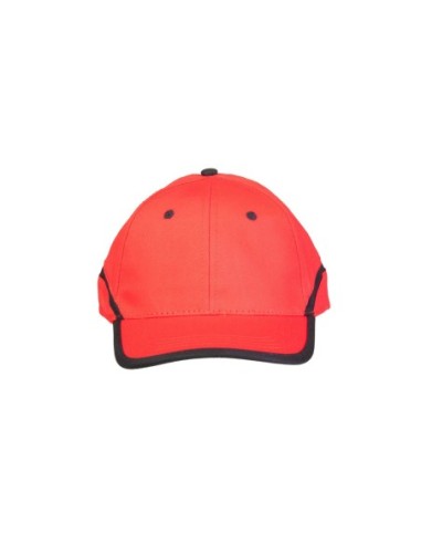 CZAPKA BASEBALL CZERWONO-CZARNA - BASEBALL