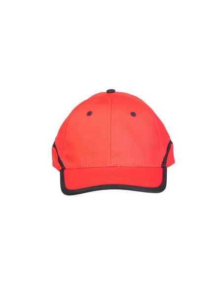 CZAPKA BASEBALL CZERWONO-CZARNA - BASEBALL