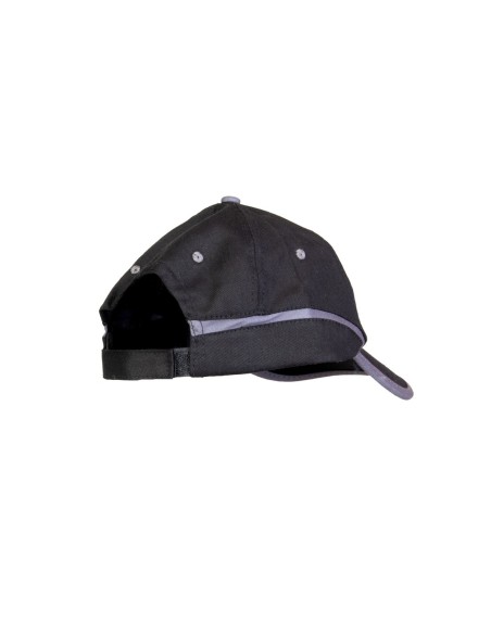 CZAPKA BASEBALL CZARNO-STALOWA - BASEBALL