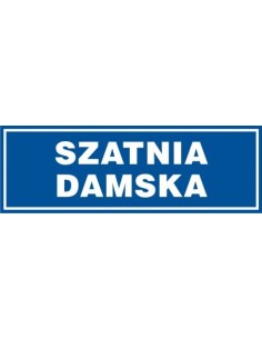 SZATNIA DAMSKA 10x30cm