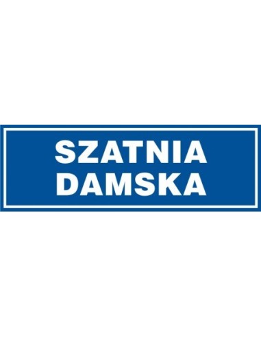 SZATNIA DAMSKA 10x30cm