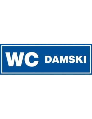 WC DAMSKI 10x30 cm