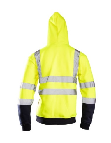 BLUZA DRESOWA WSTAWKA GRANAT ODBLASKOWA  -...