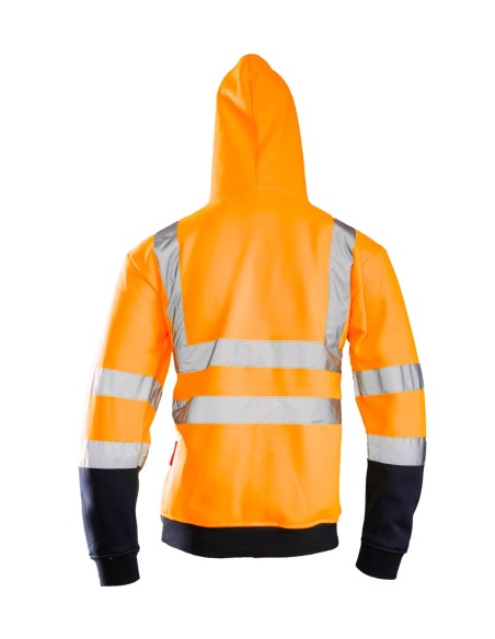 BLUZA DRESOWA WSTAWKA GRANAT ODBLASKOWA  - BRIXTON FLASH