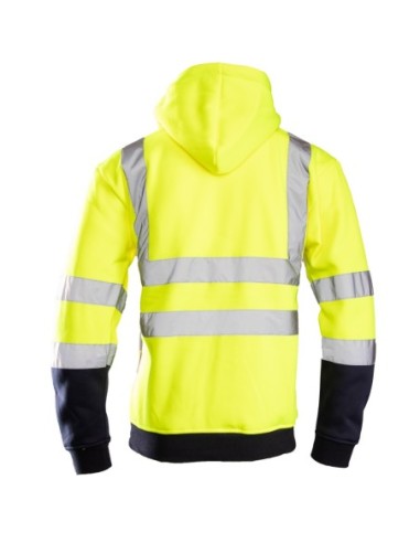 BLUZA DRESOWA WSTAWKA GRANAT ODBLASKOWA  -...
