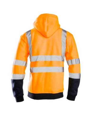 BLUZA DRESOWA WSTAWKA GRANAT ODBLASKOWA  -...