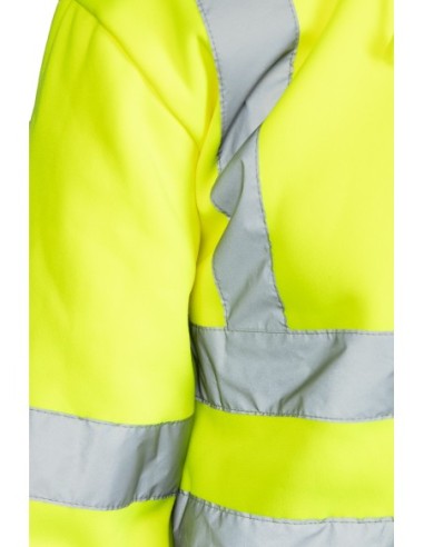 BLUZA DRESOWA WSTAWKA GRANAT ODBLASKOWA  -...