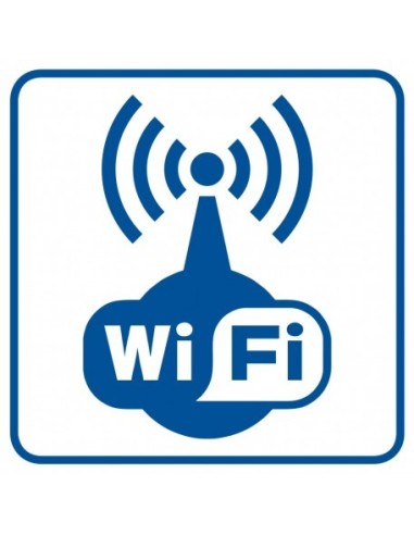 STREFA WiFi 10,5x10,5cm - naklejka 