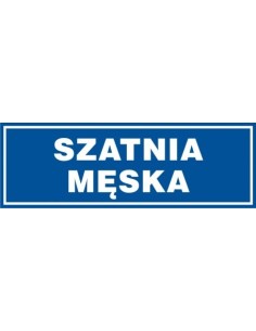 SZATNIA MĘSKA 10x30cm