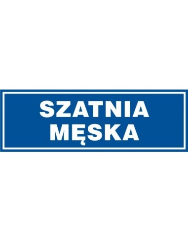 SZATNIA MĘSKA 10x30cm