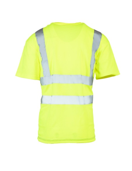 KOSZULKA Z PASAMI ODBLASKOWYMI 50-50 160G - BRIXTON FLASH