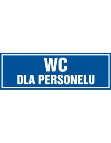 WC DLA PERSONELU 10x30cm