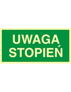 UWAGA STOPIEŃ 10x20cm