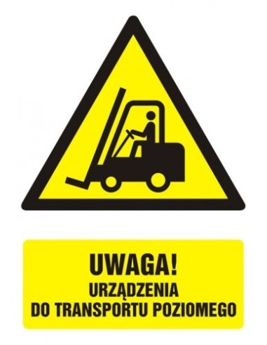 UWAGA URZĄDZENIE DO TRANSPORTU POZIOMEGO 21x29,7cm